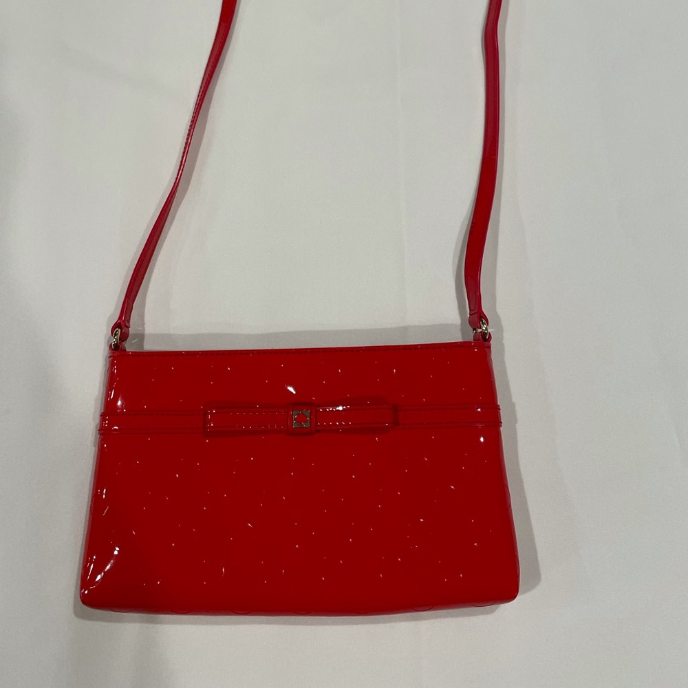 LIKE NEW! Red patent leather Kate Spade purse!